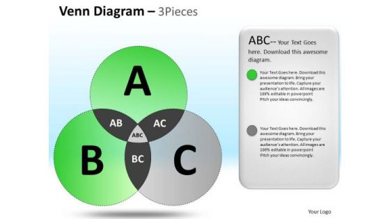 PowerPoint Template Company Success Targets Venn Cycle Diagram Ppt Slides