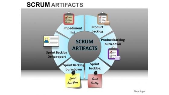 PowerPoint Template Corporate Competition Scrum Process Ppt Template