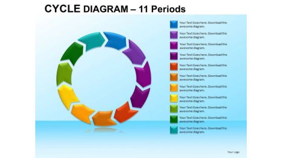 PowerPoint Template Corporate Success Cycle Diagram Ppt Backgrounds