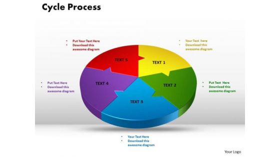 PowerPoint Template Cycle Process Diagram Ppt Slides