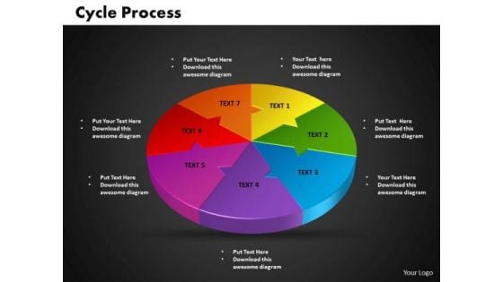 PowerPoint Template Cycle Process Ppt Themes