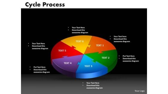 PowerPoint Template Cycle Process Success Ppt Theme