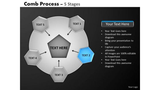 PowerPoint Template Diagram Hub And Spokes Process Ppt Layouts