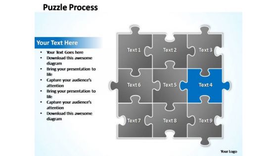 PowerPoint Template Diagram Puzzle Ppt Theme