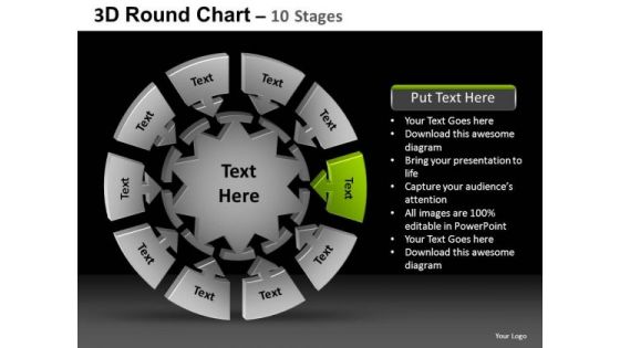 PowerPoint Template Diagram Round Chart Ppt Theme