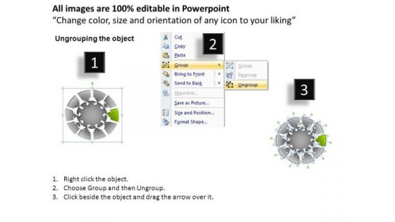 PowerPoint Template Diagram Round Chart Ppt Theme
