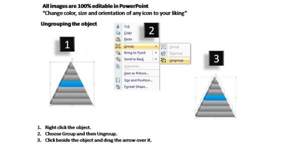 PowerPoint Template Diagram Triangle Process Ppt Slide