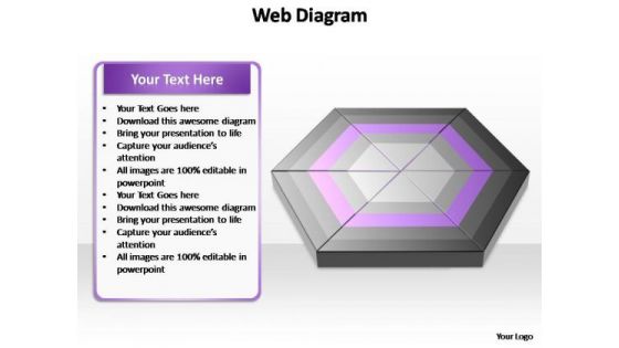 PowerPoint Template Diagram Web Diagram Ppt Design