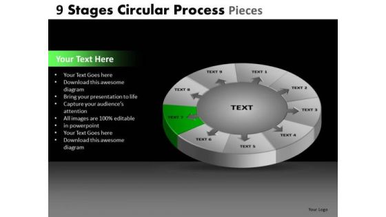 PowerPoint Template Download Circular Process Ppt Slide