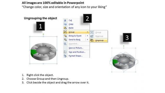PowerPoint Template Download Circular Process Ppt Slide