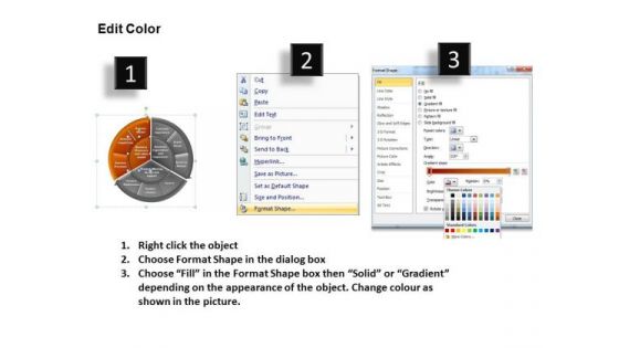 PowerPoint Template Download Pie Chart Ppt Process
