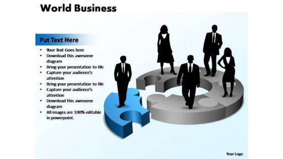 PowerPoint Template Download World Business Ppt Slides