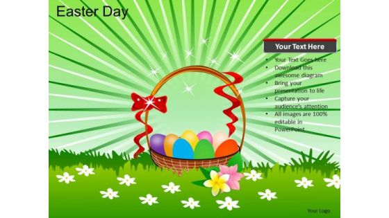 PowerPoint Template Easter Eggs Easter Day Ppt Theme