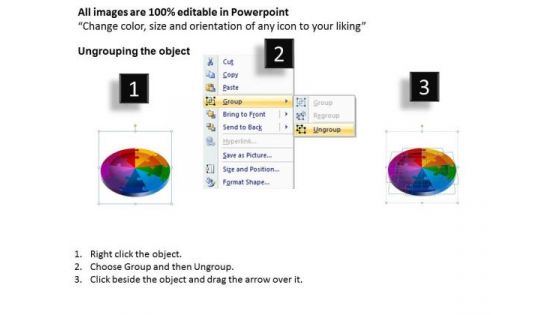 PowerPoint Template Editable Circle Puzzle Ppt Process