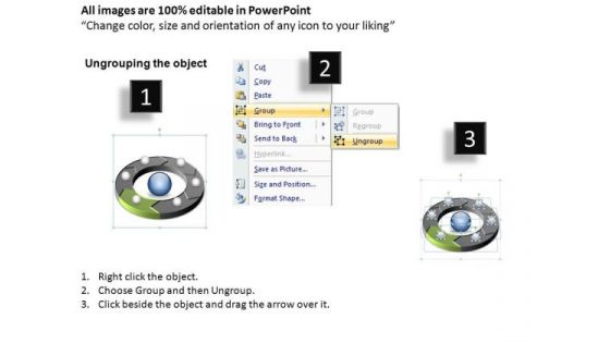 PowerPoint Template Editable Circular Process Ppt Theme