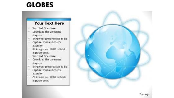 PowerPoint Template Editable Globes Ppt Template