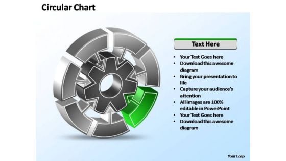 PowerPoint Template Editable Interconnected Circular Chart Ppt Slide PowerPoint Template Editable Interconnected Circular Chart Ppt Slide