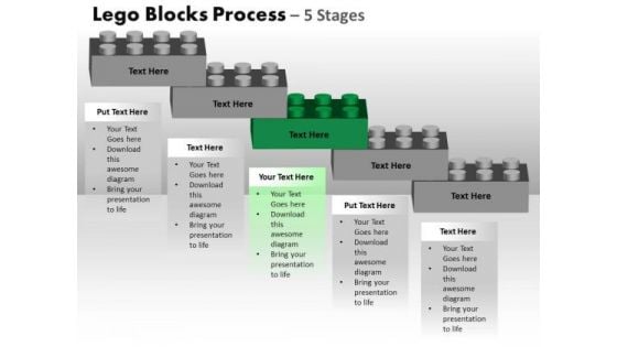 PowerPoint Template Editable Lego Blocks Ppt Template