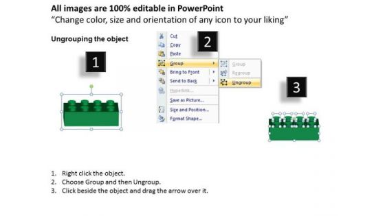 PowerPoint Template Editable Lego Blocks Ppt Template