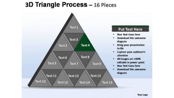 PowerPoint Template Editable Triangle Process Ppt Designs