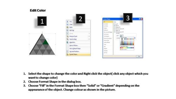 PowerPoint Template Editable Triangle Process Ppt Designs Slide03