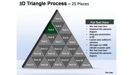 PowerPoint Template Editable Triangle Process Ppt Presentation