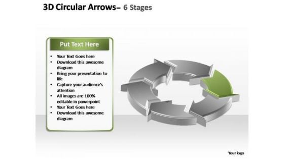 PowerPoint Template Education Circular Arrows Ppt Themes