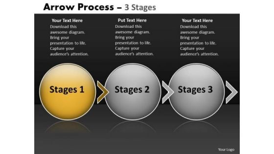 PowerPoint Template Evolution Of Three Stages Circular 3d Arrows Business Image PowerPoint Template Evolution Of Three Stages Circular 3d Arrows Business Image