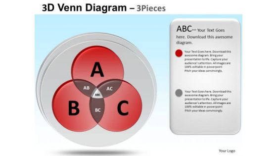 PowerPoint Template Executive Growth Venn Diagram Ppt Presentation Designs