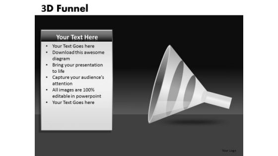 PowerPoint Template Funnel Graphic PowerPoint Slides