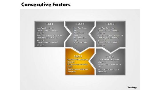 PowerPoint Template Graphic Consecutive Factors Ppt Theme