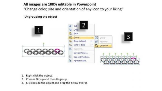 PowerPoint Template Graphic Rings Ppt Themes