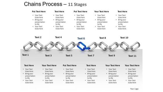 PowerPoint Template Growth Chains Ppt Process