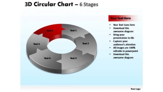 PowerPoint Template Growth Circular Chart Ppt Template