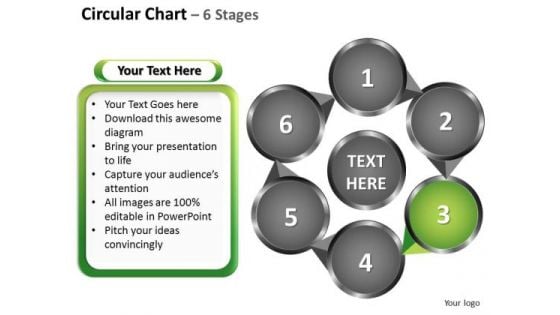 PowerPoint Template Growth Circular Ppt Process