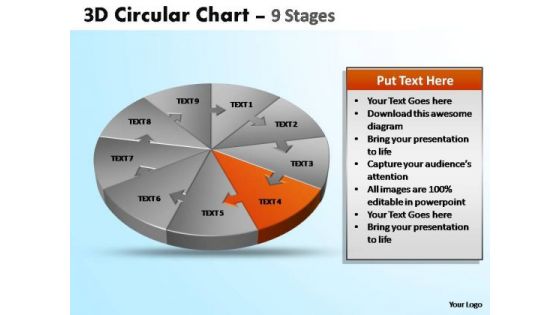 PowerPoint Template Image Circular Ppt Design