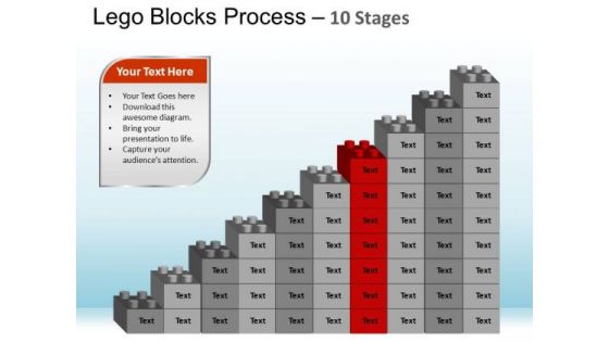 PowerPoint Template Image Lego Blocks Ppt Design