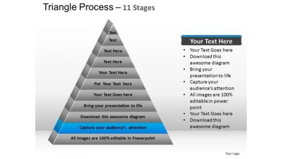 PowerPoint Template Image Triangle Process Ppt Backgrounds