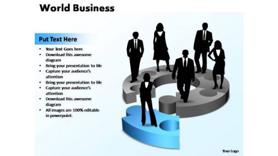 PowerPoint Template Image World Business Ppt Slides