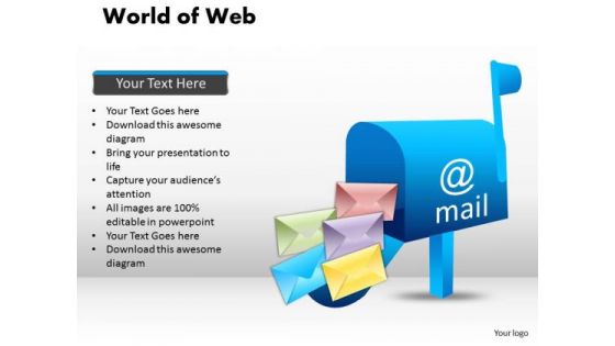 PowerPoint Template Image World Of Web Ppt Theme