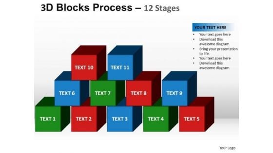 PowerPoint Template Leadership Building Blocks Ppt Slides