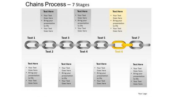 PowerPoint Template Leadership Chains Process Ppt Theme