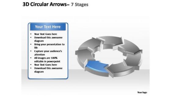 PowerPoint Template Leadership Circular Arrows Ppt Slide PowerPoint Template Leadership Circular Arrows Ppt Slide