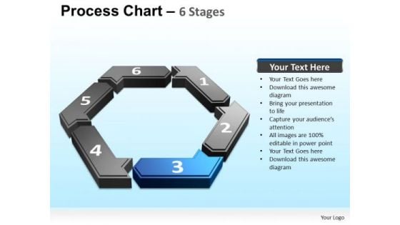 PowerPoint Template Leadership Cyclical Process Ppt Template