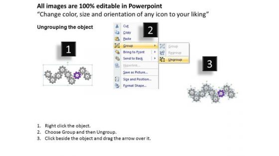 PowerPoint Template Leadership Gears Ppt Designs