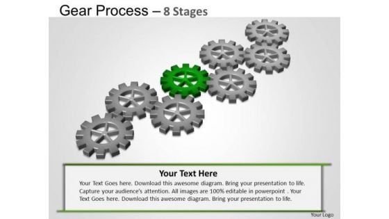 PowerPoint Template Leadership Gears Process Ppt Backgrounds
