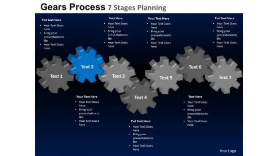 PowerPoint Template Leadership Gears Process Ppt Layout