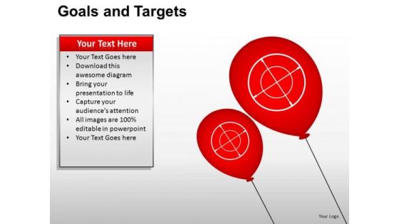 PowerPoint Template Leadership Goals And Targets Ppt Design