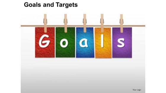 PowerPoint Template Leadership Goals And Targets Ppt Layout