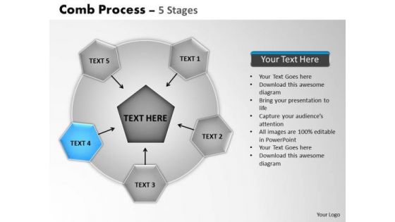 PowerPoint Template Leadership Wheel And Spoke Process Ppt Design Slides